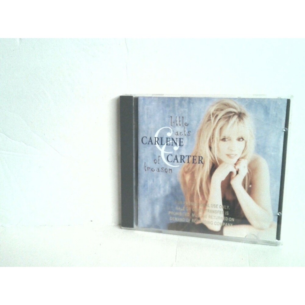 Carlene Carter Little Acts of Treason Promo CD 1995 Giant Records Warner Brother